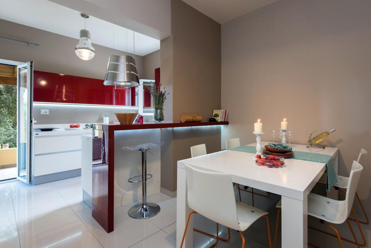 Terra Rossa By Konnect, Views To Ionian Sea Villa Spartylas ภายนอก รูปภาพ