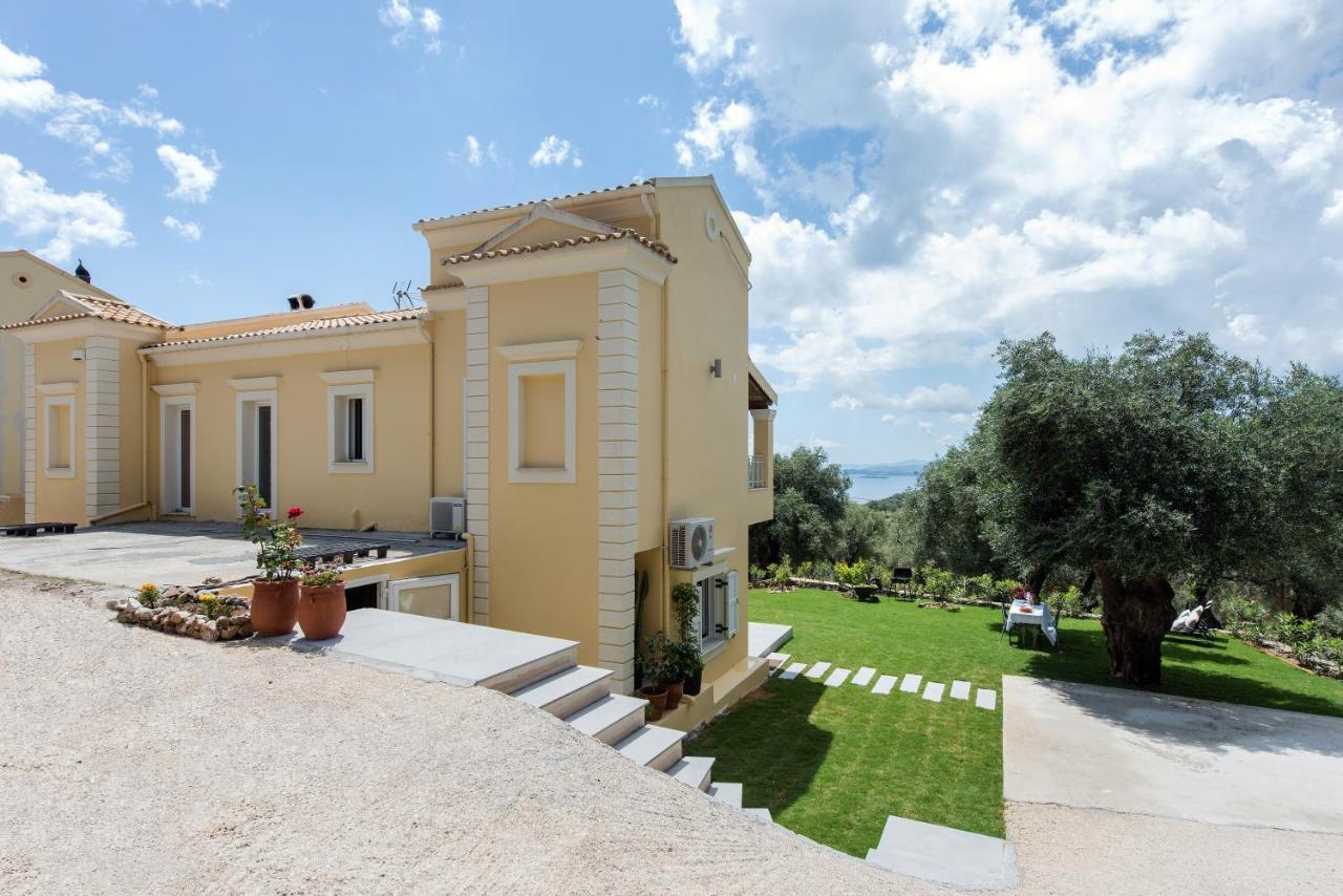 Terra Rossa By Konnect, Views To Ionian Sea Villa Spartylas ภายนอก รูปภาพ