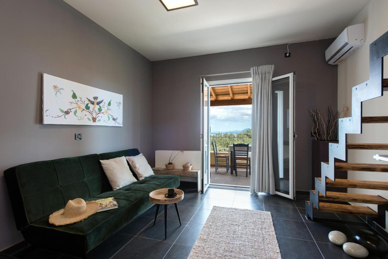 Terra Rossa By Konnect, Views To Ionian Sea Villa Spartylas ภายนอก รูปภาพ