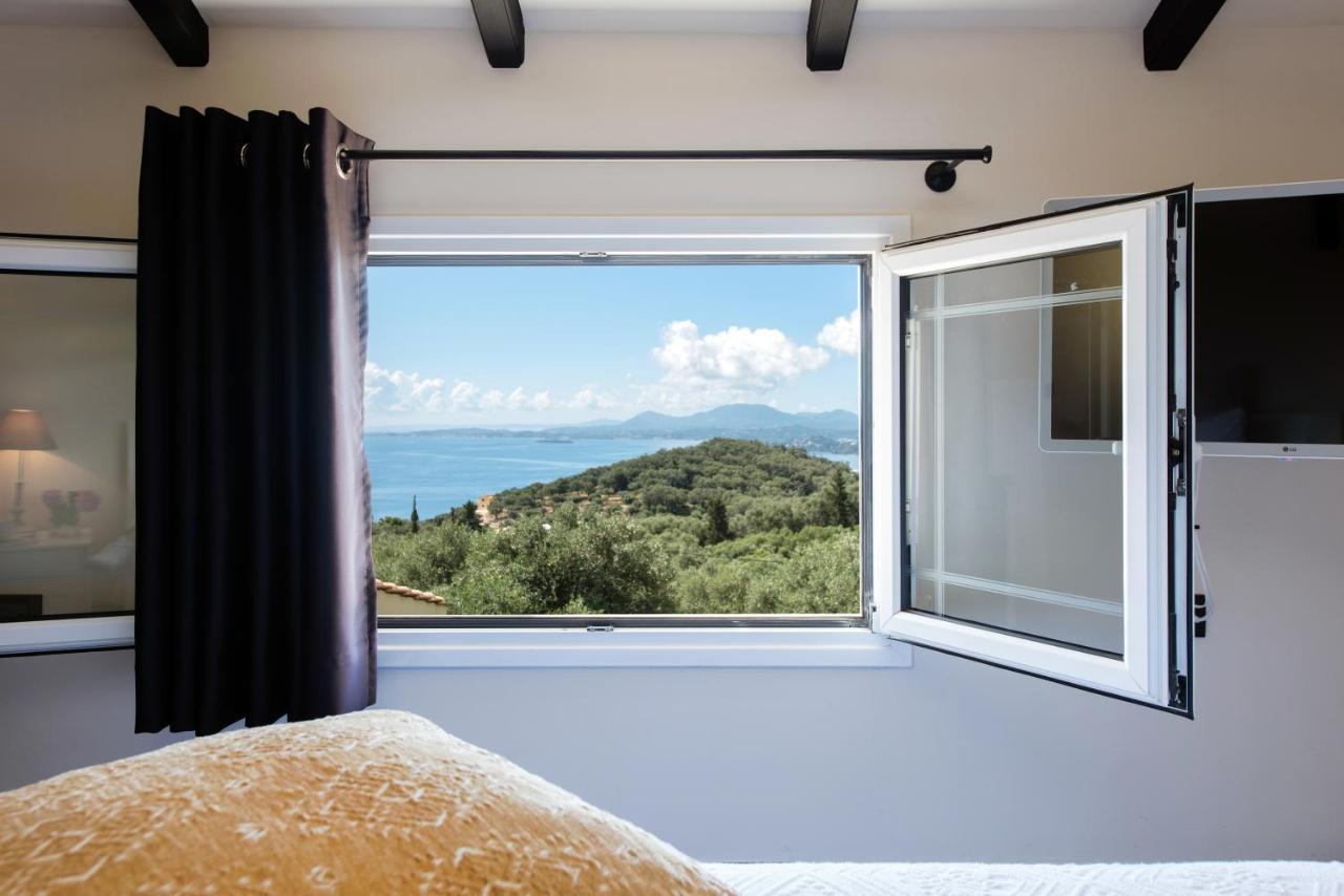 Terra Rossa By Konnect, Views To Ionian Sea Villa Spartylas ภายนอก รูปภาพ