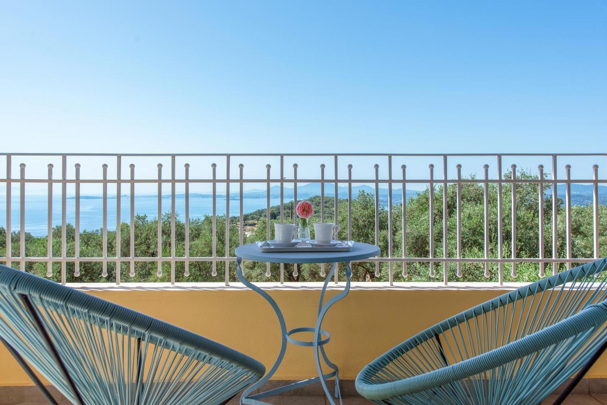 Terra Rossa By Konnect, Views To Ionian Sea Villa Spartylas ภายนอก รูปภาพ