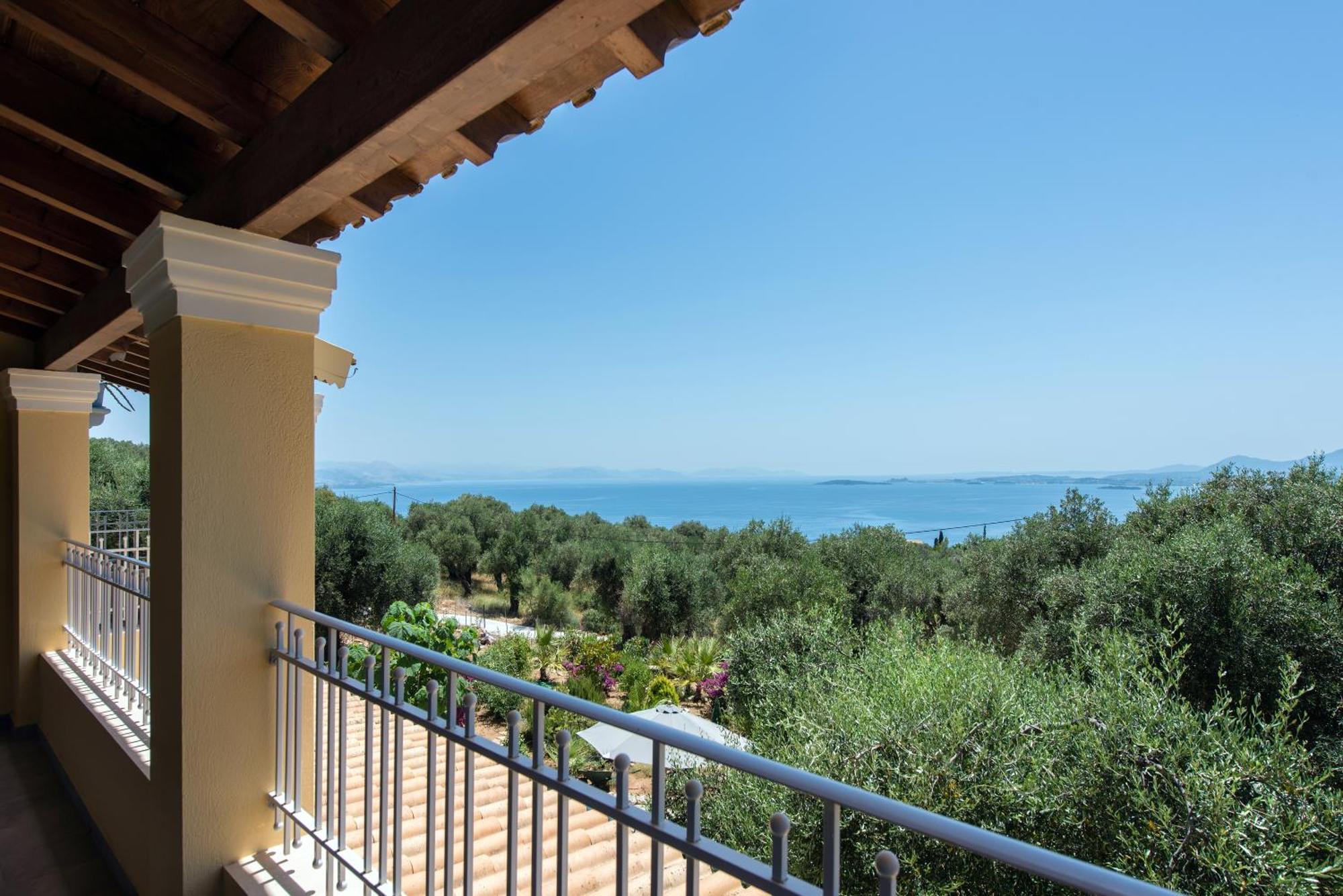 Terra Rossa By Konnect, Views To Ionian Sea Villa Spartylas ภายนอก รูปภาพ